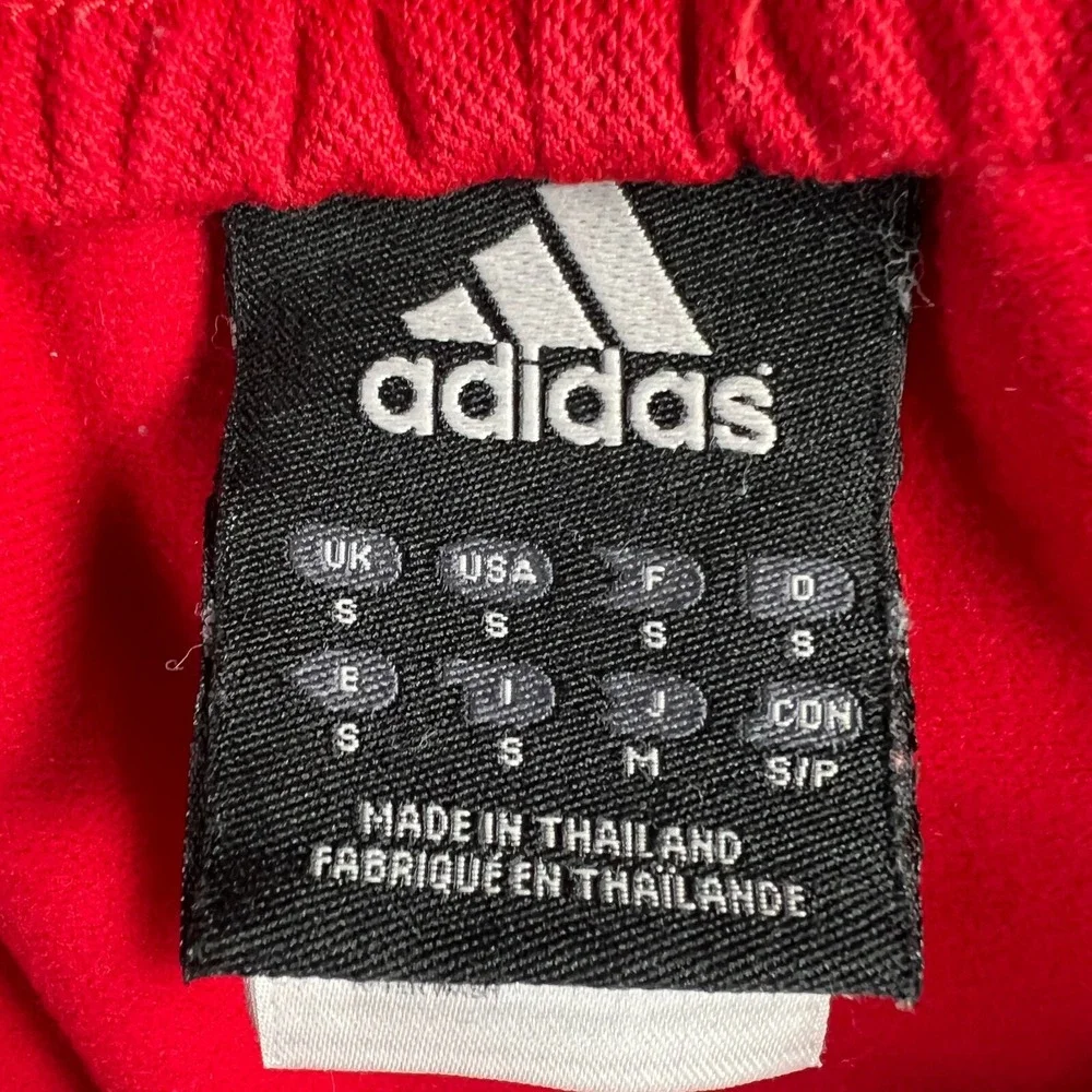 New Orleans Pelicans Adidas Sweatpants Men's Small Red w/ 3 Gold Stripes + Logos